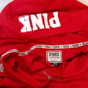 Rutgers Red Pink Hoodie by Victoria Secrete